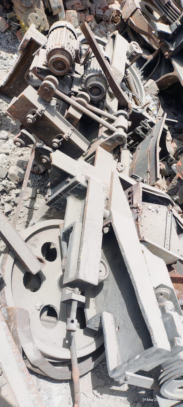 M/s Nyra Polyrub Pvt. Ltd., Fire Damaged Machinery Scrap (Lot).